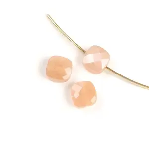 Perles Corner Perle Naturelle Carrée 6 mm Pierre de Lune FeldspathVendu parscrapmalin
