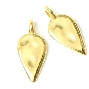 Perles Corner Pendentif Goutte Doré à l'or fin 24K - 2 pcsVendu parscrapmalin