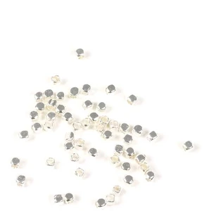 Perles Corner Perle Cube 2 mm Argenté 925 - 10 pcsVendu parscrapmalin