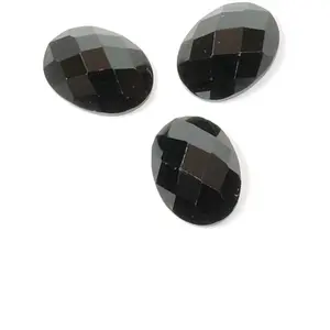 Perles Corner Cabochon Pierre Naturelle Ovale Facetté 6 x 8 mm Spinelle