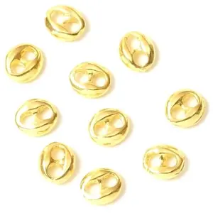 Perles Corner Connecteur Ovale Doré à l'or fin 24K - 10 pcsVendu parscrapmalin