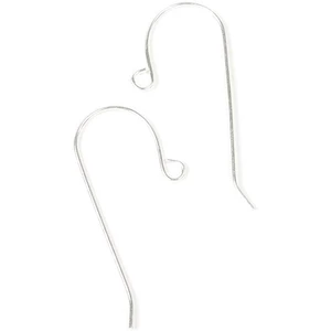 Perles Corner Crochet Boucle d'oreille Argenté 925 - 4 pcs