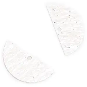 Perles Corner Pendentif Demi-Cercle Argenté 925 - 2 pcsVendu parscrapmalin
