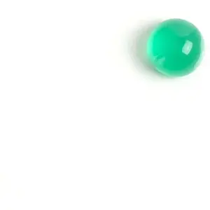 Perles Corner Cabochon Pierre Naturelle Rond 6 mm Onyx Vert