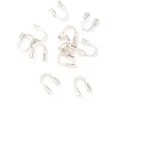 Perles Corner Protège-Fil Argenté 925 - 10 pcs