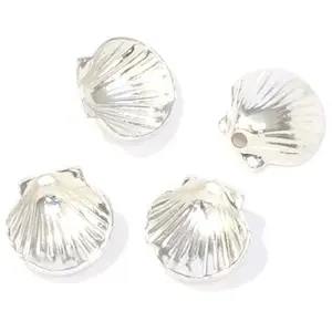 Perles Corner Pendentif Coquillage 7,7 x 8 mm Argenté 925 - 2 pcsVendu parscrapmalin