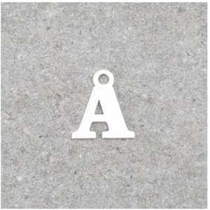 Perles Corner Pendentif Lettre A - Argent Massif 925Vendu parscrapmalin