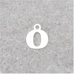 Perles Corner Pendentif Lettre O - Argent Massif 925Vendu parscrapmalin