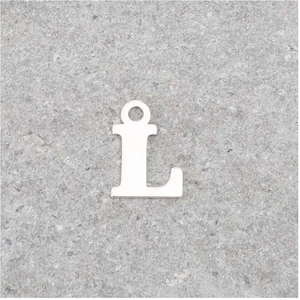 Perles Corner Pendentif Lettre L - Argent Massif 925Vendu parscrapmalin