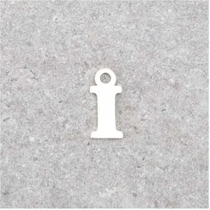 Perles Corner Pendentif Lettre I - Argent Massif 925Vendu parscrapmalin