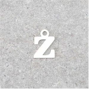Perles Corner Pendentif Lettre Z - Argent Massif 925Vendu parscrapmalin
