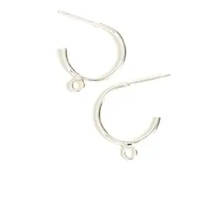 Perles Corner Boucle d'oreille Créole Clou Argenté 925 - 2 pcsVendu parscrapmalin