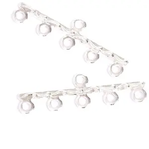 Perles Corner Connecteur Multirang 5 Anneaux Argenté 925 - 4 pcsVendu parscrapmalin