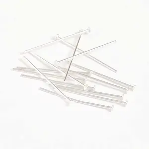Perles Corner Clou Tête Plate 25 mm Argenté 925 - 20 pcsVendu parscrapmalin