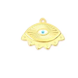 Perles Corner Pendentif Spirituel  il Émaillé Doré à l'or fin 24KVendu parscrapmalin
