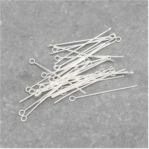 Perles Corner Clou à oeil 30 mm Argenté 925 30 pcsVendu parscrapmalin
