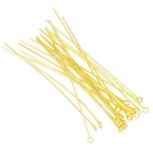 Perles Corner Clou à oeil 60 mm Doré à l'or fin 24K - 20 pcsVendu parscrapmalin