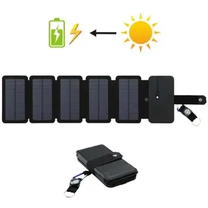 Comparateur de prix : Panneau de charge solaire portable multifonctionnel Chargeur USB 5V Ca...