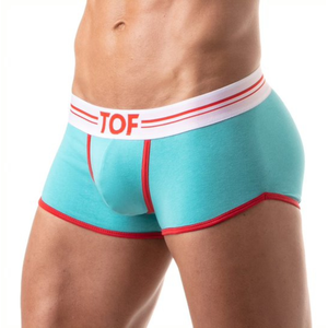 TOF Paris Shorty French Coton Bleu Turquoise L pas cher