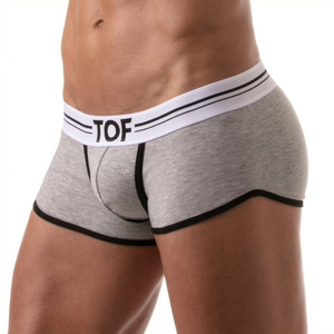 TOF Paris Shorty French Coton Gris Chiné XS pas cher