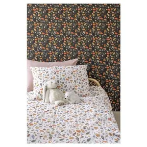 GENERIQUE Tissu coton animaux et feuillage vendu au mètre(...) - forestrose