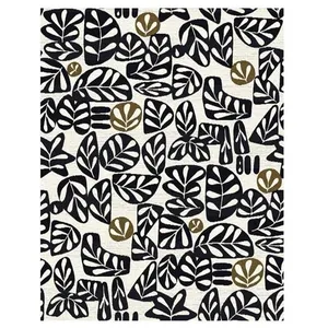 GENERIQUE Tissu d'ameublement feuilles vendu au mètre(...) - galet