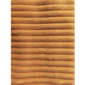 Tissu d'ameublement grosses côtes (1cm) vendu par 50 cm(...) - 11 Ocre