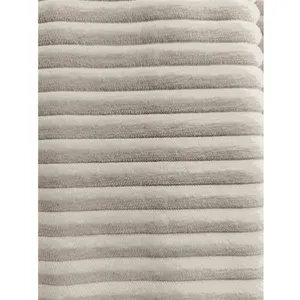 GENERIQUE Tissu d'ameublement grosses côtes (1cm) vendu au mètre(...) - 02-beige