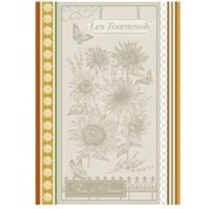 Torchon coton jacquard tournesol 50x70 cm(...) - torchontournesol