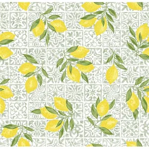 Tissu coton citron vendu par 50 cm(...) - 0004 Jaune