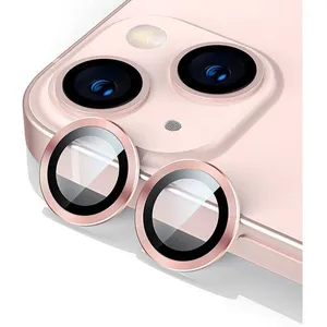 SINO SHEEN Film de protection - Verre trempé - Iphone 13 - Aluminium anodisé - Rose - Ultra-résistant 9HVendu parcdiscount