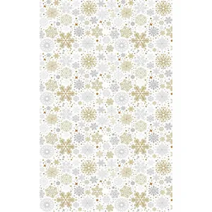 MANI TEXTILE - Tapis Magie de Noel Gold Dimensions - 70x140 pas cher