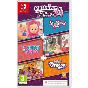Comparateur de prix : Microids 3 JEUX EN 1 : MY UNIVERSE - PACK BABY SWITCH (Code de télechargement)