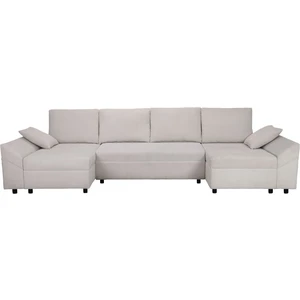 Comparateur de prix : Canapé d'angle velours côtelé beige 5