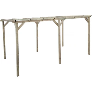 Comparateur de prix : Habitat et Jardin Carport voiture en bois "Sunny" 3 x 5 m