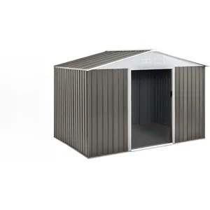 Abri jardin métal "Dallas" - 8.84m² avec gouttière pas cher