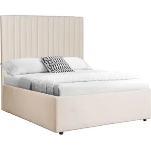 Comparateur de prix : Habitat Et Jardin - Lit avec coffre 'Mia' - 160 x 200 cm - Beige