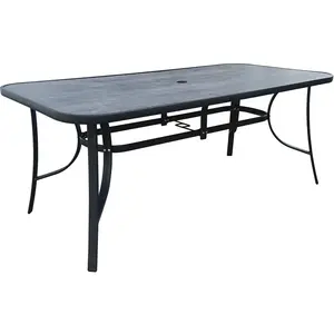 Table de jardin "Cordoba" - Phoenix - 8 places - Gris effet marbre pas cher