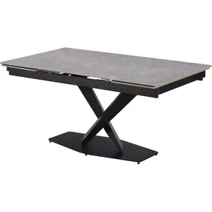 Table à manger extensible en céramique 6 à 10 personnes "Silence" - Gr... pas cher