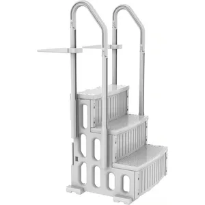 Comparateur de prix : Habitat et Jardin Escalier échelle simple de piscine "Nathan" - 3 marches - en plastique