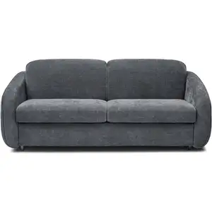 Canapé convertible express tissu gris 3 places pas cher