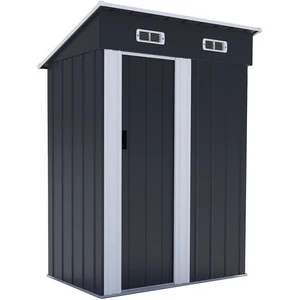 Comparateur de prix : Abri de jardin métal "Memphis" - 1,48 m² - Gris