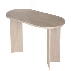 Comparateur de prix : Table à manger en bois "Sablin" - 180 x 89 x 75 cm - Travertin