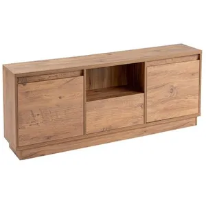 Meuble TV en bois "Vanguard" - 160 x 29 x 42 cm - Pin atlantique pas cher