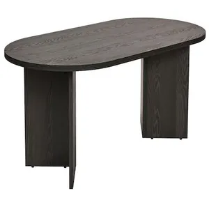 Table basse en bois "Sable" - 60 x 119 x 40 cm - Lumière Noire pas cher