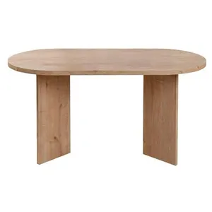 Table basse en bois "Sable" - 60 x 119 x 40 cm - Chêne Saphir