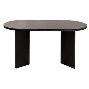 Table basse en bois "Sable" - 60 x 119 x 40 cm - Bois Noir pas cher