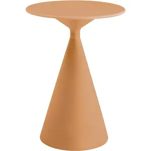 Table de jardin en métal "Néora" - Orange pas cher