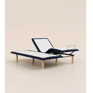 Sommier électrique 160x200 cm - Bleu - Acier recyclé - Confort relaxan...Vendu partediber