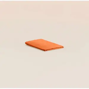 Tediber Drap housse 180x200 cm - Lin fançais et belge - Orange - Doux et durab... pas cher